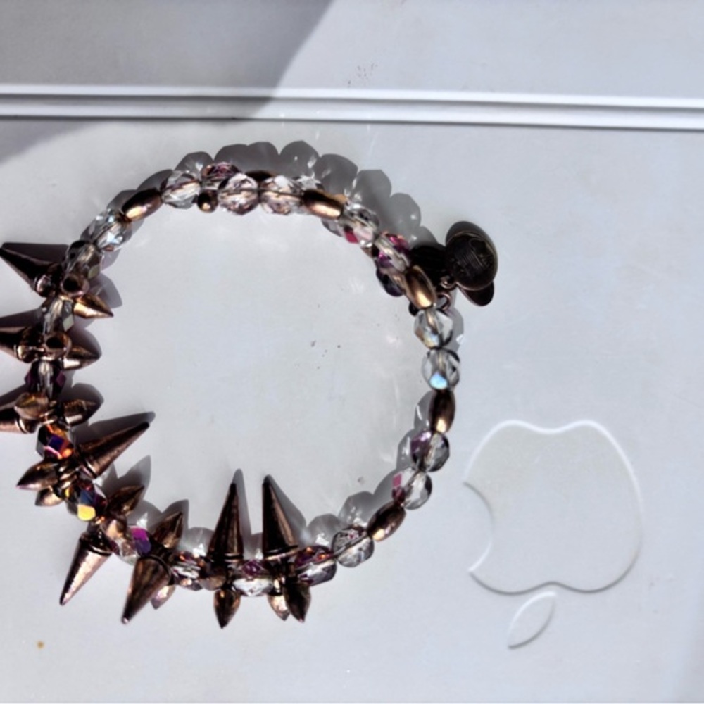 Alex and ani Gold Spike Bracelet